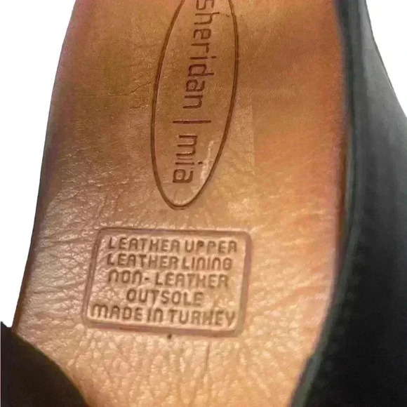 Sheridan Mia -Mya Women Black  Sling Back  Sandals Flat Size EUR 41/US 10-10.5 - Picture 8 of 10